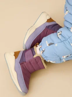 Violet - Bottes de neige matelassées KIDLY by MORI