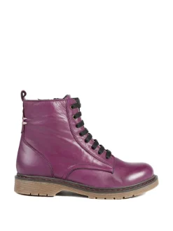 Violet - Bottes Pavers All en cuir Chaussures à talons