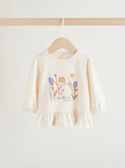 Violet à fleurs - Ensemble 2 Pieces pour T-shirt et Pantalons BÉBÉ (0mois-2ans)