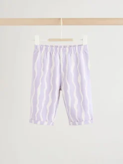 Violet à fleurs - Ensemble 2 Pieces pour T-shirt et Pantalons BÉBÉ (0mois-2ans)