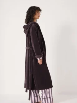 Violet - Hush Robe de chambre à capuche Fluffy