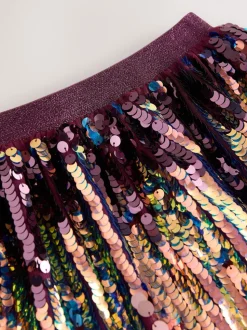 Violet - Jupe à sequins ombrés (3-16ans)