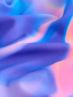 Violet effet tie-dye - Maillot de bain à découpes (3à16ans)