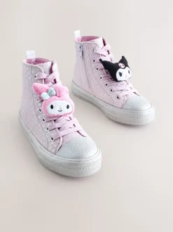 Violet Hello Kitty et Friends - Baskets montantes à lacets