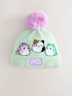Violet lilas - Bonnet à pompon Squishmallow (5-13ans)
