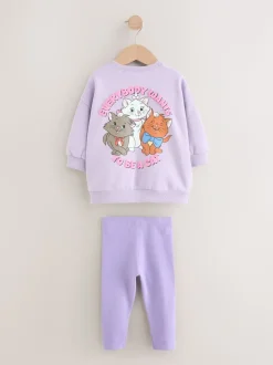 Violet lilas - Disney Ensemble sweat et leggings Aristocats (3mois-7ans)