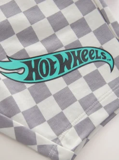 Violet lilas - Ensemble de T-shirts courts à carreaux Hot Wheels (9mois-8ans)