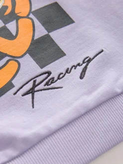 Violet lilas - Ensemble de T-shirts courts à carreaux Hot Wheels (9mois-8ans)