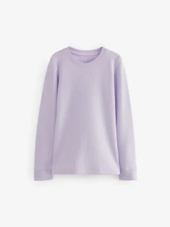 Violet lilas - Haut thermique à manches longues (2-16ans)