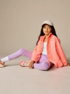 Violet lilas - Taille haute Leggings (3-16ans)