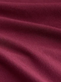 Violet prune - Robe d’été mi-longue taille en jersey