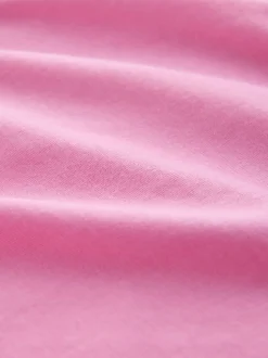 Violet/bleu/jaune beurré/rose/blanc - Lot de 5 T-shirts à mancherons