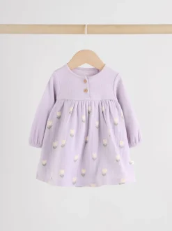 Violet/rose - Lot de 2 robes tissées bébé (0mois-3ans)