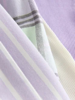 Violet/vert - Lot de 2 pantalons de pyjama tissés (3-16ans)