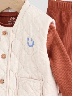 Visages neutres - Ensemble Gilet et Leggings bébé (0mois-2ans)