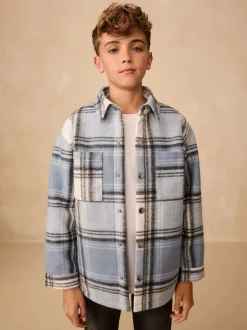 Vérification bleue - Veste-chemise doublée (3-16ans)