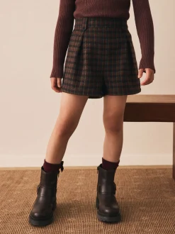 Vérification Brown - Short plissé sur le devant (3-16ans)