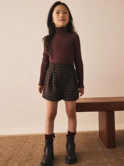 Vérification Brown - Short plissé sur le devant (3-16ans)