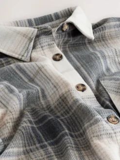 Vérification noir/blanc - Veste-chemise polaire