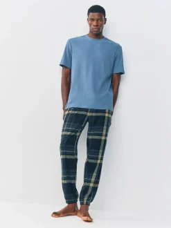 Vérification noire - Ensemble pyjama texturé confortable Motionflex à poignets