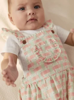 Vérification rose - Ensemble Salopettes et Body BÉBÉ 2 Pieces (0mois -2ans)