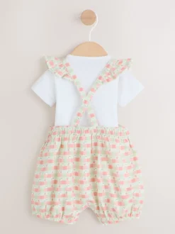 Vérification rose - Ensemble Salopettes et Body BÉBÉ 2 Pieces (0mois -2ans)