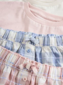 Vérification rose/bleu - Lot de 2 pyjamas à bas tissé (3-16ans)