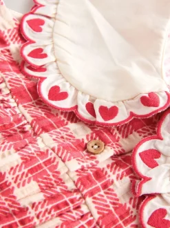 Vérification rouge - Robe d’été à col (3mois à7ans)
