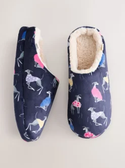 Whippet bleu marine - Chaussons Mule