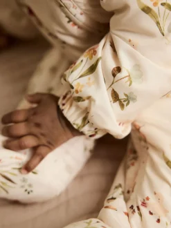 Woodland écru imprimé à capuche - Combinaison bébé en nylon (0mois à2ans)