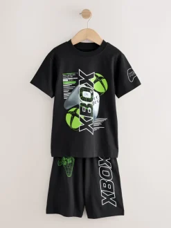 Xbox noir/gris - Lot de 2 Pyjamas courts sous licence (5-16ans)