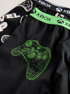 Xbox noir/gris - Lot de 2 Pyjamas courts sous licence (5-16ans)