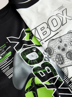 Xbox noir/gris - Lot de 2 Pyjamas courts sous licence (5-16ans)