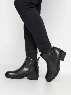 Yours Curve bottines à boucle