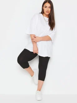 Yours Curve Cycling 2 Pack Leggings