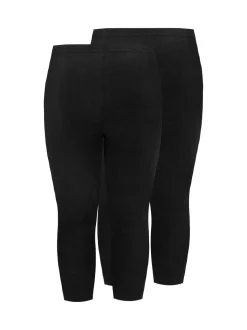 Yours Curve Cycling 2 Pack Leggings