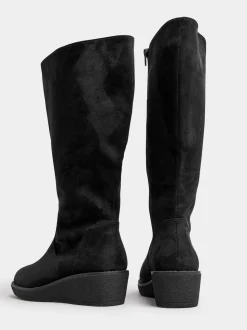 Yours Curve Extra Coupe large Slouch Knee Bottes