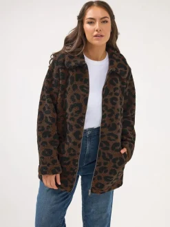 Yours Curve Polaire zippée en borg épais