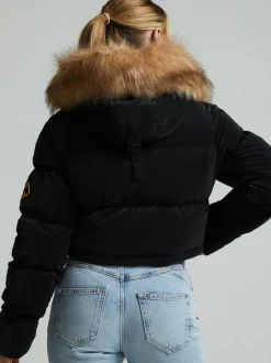 Zavetti Canada Bellucci 2 femme.0 Doudoune crop top noire