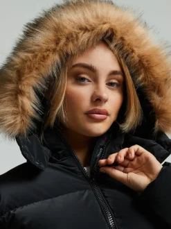 Zavetti Canada Bellucci 2 femme.0 Doudoune crop top noire