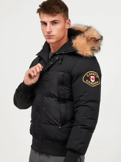 Zavetti Canada Mens Aylmer Bomber Parka Veste