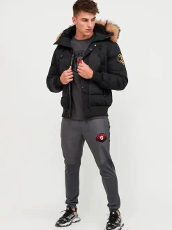 Zavetti Canada Mens Aylmer Bomber Parka Veste