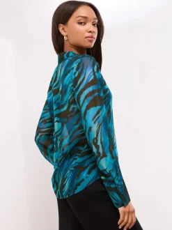 Zèbre bleu - Lipsy Chemises imprimées en mousseline