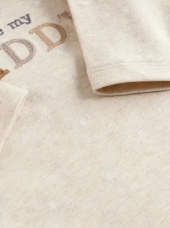 Zèbre neutre J’aime mon papa - Lot de 1 bodys bébé